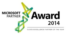 Microsoft Cloud Excellence Partner of the Year 2014