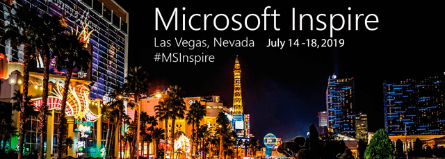 Microsoft Inspire 2019; Together, We Achieve More